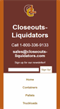 Mobile Screenshot of closeouts-liquidators.com
